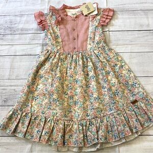 🆕NWT Popelin Floral Pink Kids Dress